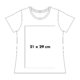 Cotton T-shirts with short sleeves and crew neck.