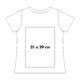 Cotton T-shirt with short sleeves and round neck.
