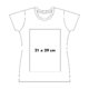 Cotton T-shirts with short sleeves and a round neckline.
