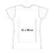 Cotton T-shirt with short sleeves and round neck.