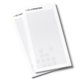 Paper writing pads with glued top.