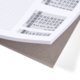 Paper desk pad with calendar.