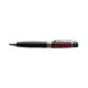 Metal twist ballpoint pen with clip.