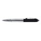 Metal ballpoint pen with twist mechanism and soft-touch finish.