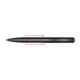 Polished ballpoint pen with clip and push mechanism.