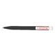 Black bio ballpoint pen with push mechanism and clip.