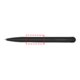 Black bio-based material ballpoint pen with push mechanism.