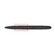 Black twist ballpoint pen made of bio-based material with clip.