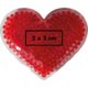 Red heart-shaped cooling/heating pad.