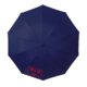 Blue pocket umbrella with automatic function.