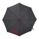 Black automatic umbrella with handle.