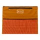 Orange beach mat with carrying handle and zipper.