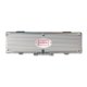 Silver grill case with oval plate and carrying handle.