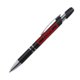 Black metal ballpoint pen with clip and push button.