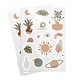 White coated A4 sticker sheets for custom printing.