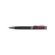 Black metal ballpoint pen with clip and twist mechanism.