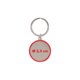 Metal keychain with ring.