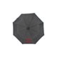 Black pocket umbrella with handle and automatic function.
