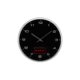Wall clock with exchangeable design.