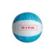 Blue plastic beach ball, inflatable.