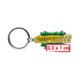 Metal keychain with ring.