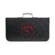 Black barbecue set with handle and zipper.