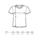 Cotton T-shirt with short sleeves and crew neck, unisex.