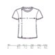 Soft cotton T-shirt with crew neck and short sleeves.