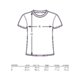 Cotton T-shirt with short sleeves and crew neck.