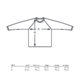 Hooded sweatshirt jacket with full zipper.