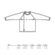 Softshell jacket with full zipper and side pockets.