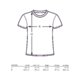 Cotton polo shirt with short sleeves and button placket.