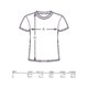 Cotton T-shirt with short sleeves and a round neckline.
