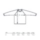Sweat jacket with full zipper and side pockets.