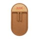 Cork and bamboo desk organizer with storage compartments.