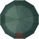 Green pocket umbrella, windproof and with cover.