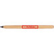 Light bamboo writing instrument with lead.