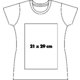 Cotton T-shirt for women with short sleeves.