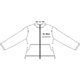 Cotton sweatshirt jacket for women with full zip.
