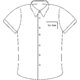 Poplin short-sleeve shirt with button closure for men.