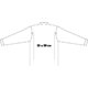 Long-sleeved polo shirt for men with button placket.