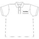 Fabric polo shirt for men with short sleeves.