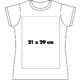 Women's T-shirt made from eco-friendly material.