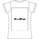 Eco Women's T-Shirt made of fabric with short sleeves.