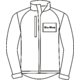 Men's softshell jacket with full zip and side pockets.