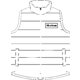 Quilted vest with full zipper and side pockets.