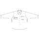 Oxford fabric shirt for men with long sleeves.