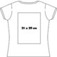 Cotton T-shirt for women with short sleeves.