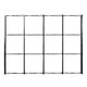 Black Pop-Up Display System, straight.