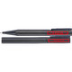 Gray writing set with ballpoint pen and case.